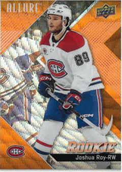 2024-25 UD Allure Orange Slice Rookie Joshua Roy č. 108
