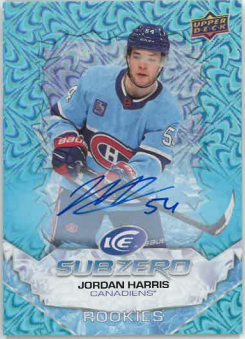 2022-23 UD Ice Sub Zero Auto Jordan Harris č. SZ-JA