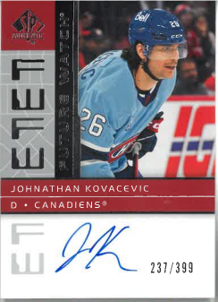 2022-23 SP Authentic Future Watch Retro Johnathan Kovacevic /399 č. RFWA2-JK