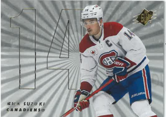 2024-25 UD SPx Silver Nick Suzuki č. 14