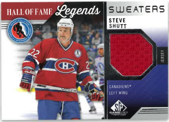 2021-22 UD SP Game Used Hall Of Fame Legends Steve Shutt č. HOF-SS