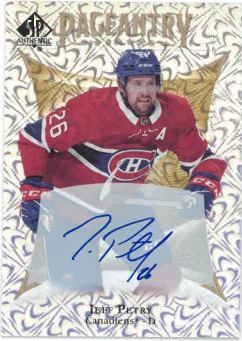 2021-22 UD SP Authentic Pageantry Auto Jeff Petry č. P-39