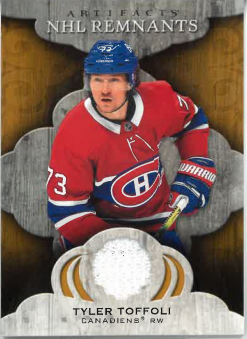 2021-22 UD Artifacts NHL Remnants Tyler Toffoli č. NR-TT