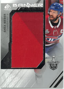 2021-22 UD SP Game Used Banner Year Shea Weber č. BYSC-SW