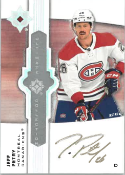 2021-22 UD Ultimate Collection Emblems Jeff Petry č. UE-JP