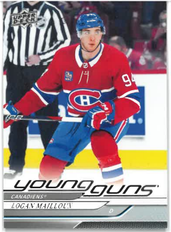 2024-25 UD Series I Young Guns Logan Mailloux č. 239