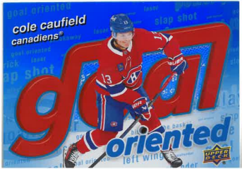 2025-26 UD Series I Goal Oriented Cole Caufield č. GO-16