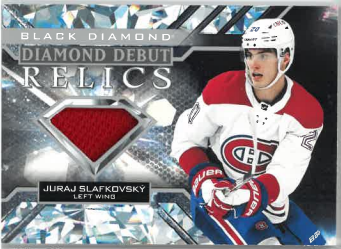 2022-23 UD Black Diamond Debut Relics Jural Slafkovsky č. DD-JS