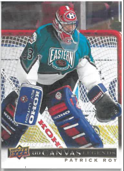 2020-21 UD Signature Edition Legends UD Canvas Patrick Roy č. C-82