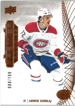 2022-23 UD Premier Rookies Arber Xhekaj /199 č. 143