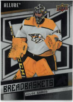 2021-22 UD Allure Breadbaskets Juuse Saros č. BB-14