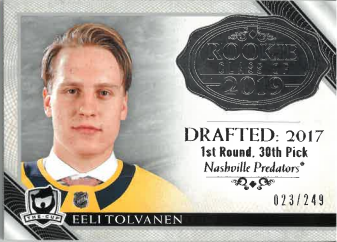 2018-19 UD The Cup Rookie Class Of 2019 Eeli Tolvanen /249 č. 2019-ET