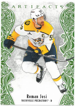 2025-26 UD Artifacts Lime Green Roman Josi /125 č. 83