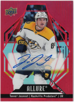 2022-23 UD Allure Red Rainbow Auto Tanner Jeannot č. 91