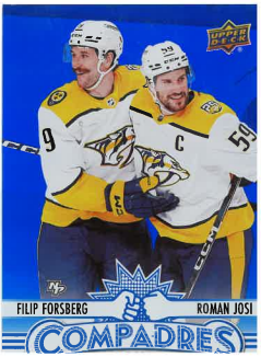 2025-26 UD Series I Compadres F. Forsberg/R. Josi č. CM-4