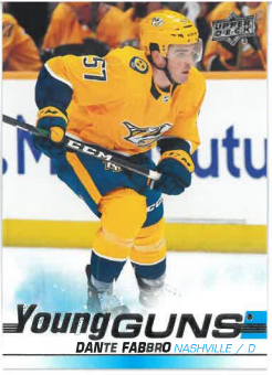 2019-20 UD Series I Young Guns Dante Fabbro č. 229
