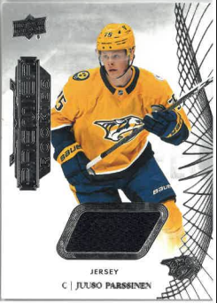 2022-23 UD Premier Rookies Jersey Juuso Parssinen č. 116