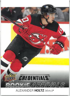 2021-22 UD Credentials Rookie Arrivals Alexander Holtz č. RA-8