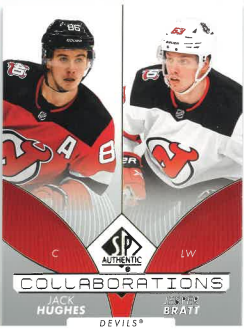 2022-23 UD SP Authentic Collaborations J. Jughes/J. Bratt č. C-6
