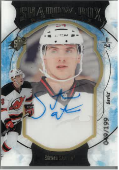 2017-18 UD SPx Shadow Box Steven Santini /199 č. 60