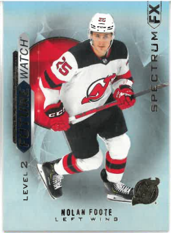 2020-21 UD SP Authentic Future Watch Spectrum FX Nollan Foote č. S-75