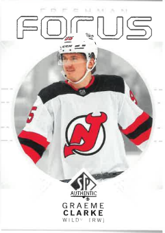 2024-25 UD SP Authentic Freshman Focus Grame Clarke č. FF-26