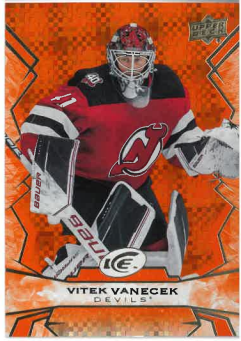 2022-23 UD Ice Orange Vitek Vanecek č. 38
