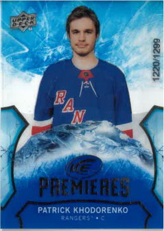 2020-21 UD Ice Premieres Patrick Khodorenko /1299 č. 113