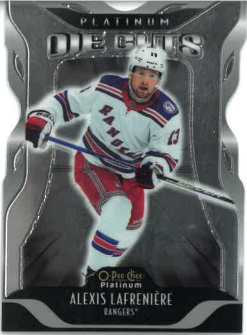 2021-22 UD O-Pee-Chee Platinum Die Cuts Alexis Lafreniére č. DC-8