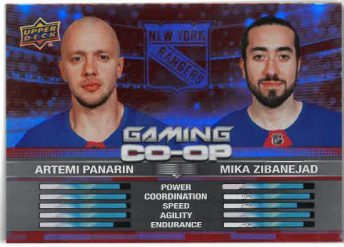 2024-25 UD Series I Gaming Co-op Panarin/Zibanejad č. CGO-13