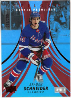 2022-23 UD Trilogy Rookie Premieres Level 1 Braiden Schneider /299 č. 144