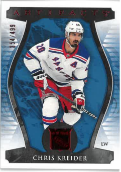 2023-24 UD Artifacts Ruby Chris Kreider /499 č. 97
