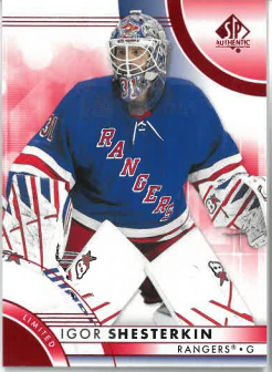 2023-24 UD SP Authentic Limited Igor Shesterkin č. 9