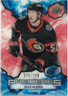 2021-22 UD Ice Premieres Red Elle Alsing /399 č. 168