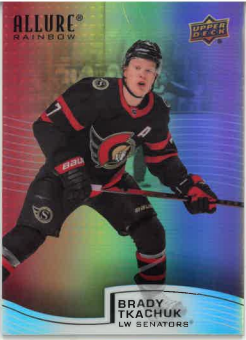 2021-22 UD Allure Rainbow Double Rainbow Brady Tkachuk č. R-67