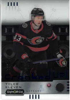 2023-24 UD Synergy Cranked Up Blue Tyler Kleven /399 č. CR-KL