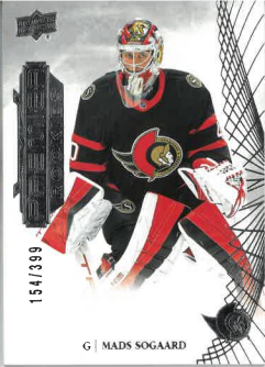 2022-23 UD Premier Rookies Mads Sogaard /399 č. 134