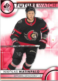 2023-24 UD SP Authentic Future Watch Limited Nikolas Matinpalo č. 179