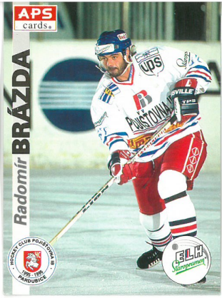 1996-97 APS Radomír Brázda HC Pojišťovna Pardubice č. 145