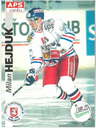 1996-97 APS Milan Hejduk HC Pojišťovna Pardubice č. 157