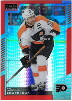 2020-21 UD O-PEE-CHEE platinum Claude Giroux red prism /199 č. 12