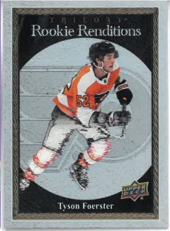 2023-24 UD Trilogy Rookie Renditions Tyson Foerster č. RR-22