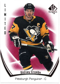2021-22 UD SP Authentic Limited Sidney Crosby č. 87