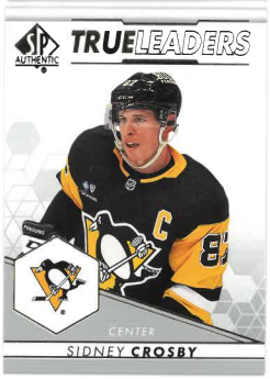 2022-23 UD SP Authentic True Leader Sidney Crosby č. TL-7