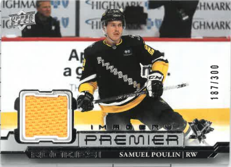 2022-23 UD Premier Imagery Samuel Poulin /300 č. PDJR-SP