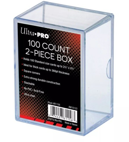 Ultra PRO Plastová krabička na 100 karet 2-dílná, 1 ks
