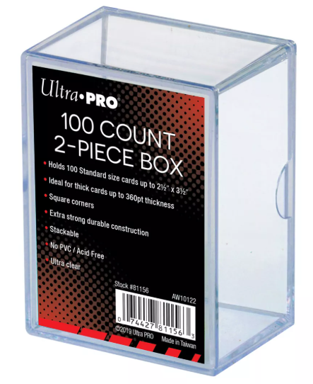 Ultra PRO Plastová krabička na 100 karet 2-dílná, 1 ks