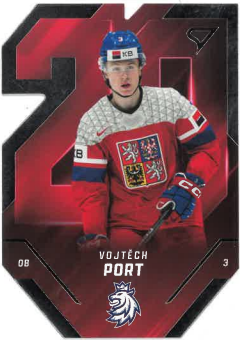 2024-25 SportZoo Hokejové Česko Team 20 Vojtěch Port č. TE-10