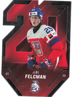 2024-25 SportZoo Hokejové Česko Team 20 Jiří Felcman č. TE-12