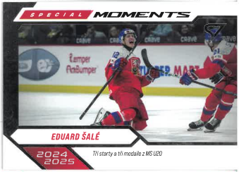 2024-25 SportZoo Hokejové Česko Special Moments Eduard Šalé č. SM-13